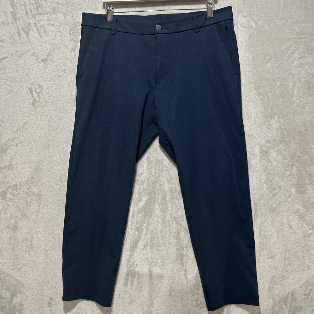Lululemon Commission Pant Classic Men's Size 36 Navy Warpstreme Commuter